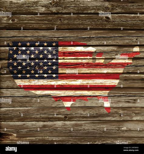 American flag map hi-res stock photography and images - Alamy
