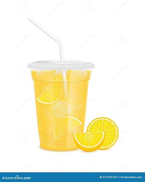 Yellow Fresh Lemon Juice Glass and Slices Half. Fruit Juice in Clear ...
