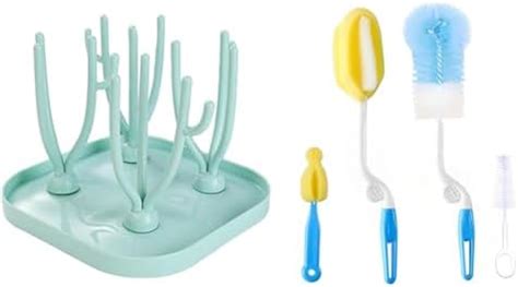 Syga Foldable Baby Bottle Drying Racks Feeding Cup Nipple Storage Shelf ...