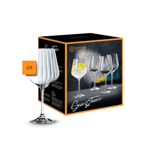 Buy Nachtmann Spiegelau & Gin & Tonic Set/4, Glass, 640 ML,Transparent ...