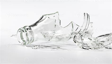 Broken glass bottle. Sharp shards of glass. 19081117 Stock Photo at Vecteezy