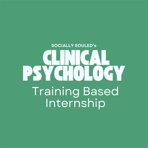 Clinical Psychology Internship & Training | Socially Souled