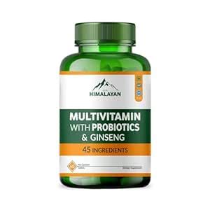 Divya Himalayan Multivitamin with Probiotics & Ginseng | 60 Tablets ...