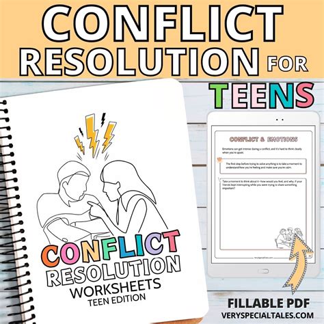 Conflict-Resolution Worksheets for TEENS – Very Special Tales