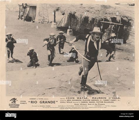 Rio Grande (Republic, 1950). John Wayne, Maureen O'Hara. Directed By ...