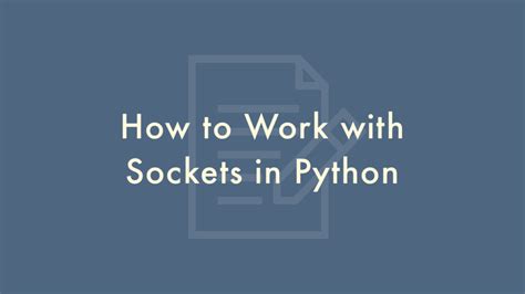 Image result for Python Socket Example Bind