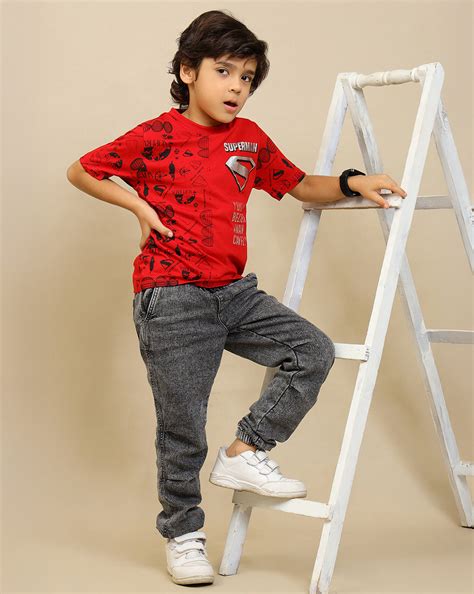 Superman Printed Regular Fit Tshirt For Boys – Kidsville