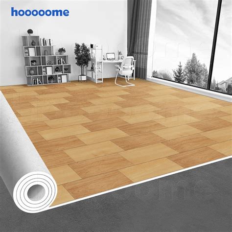 5/10*2M PVC Rubber Tile 10/20m2 Dirt-Resistant Waterproof Non-Slip Wood ...