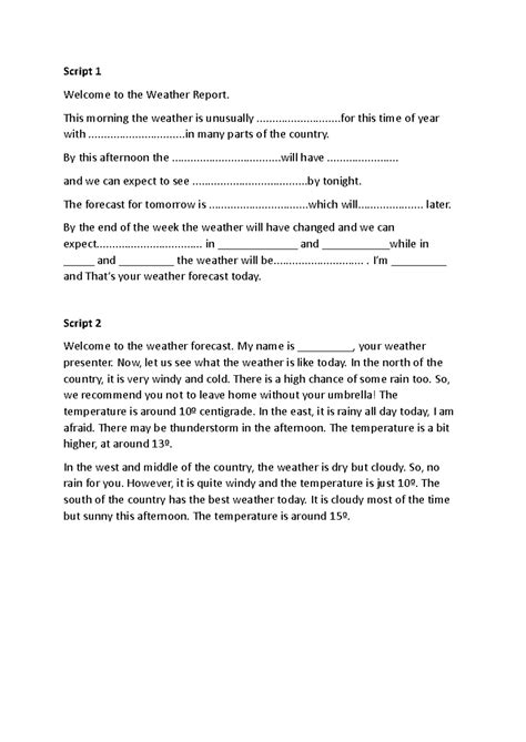 Weather Script 的图像结果