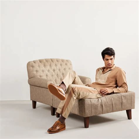 Mccoy Cillian Full grain Crust Men's classic formals Cognac