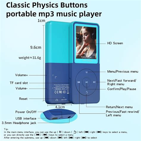 CONODO Mp3 Player with Bluetooth for Kids,16GB Classic India | Ubuy