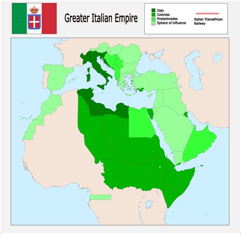 Italian Empire Map