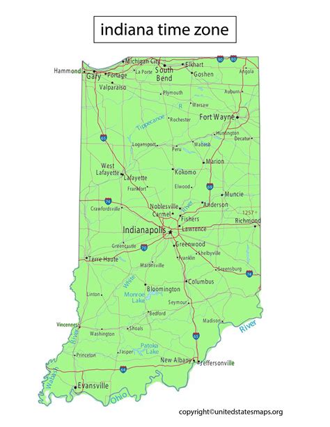 Where Is The Eastern Time Zone In Indiana at Patricia Keller blog