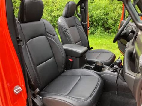 Buy 2018 2019 20 Jeep Wrangler JL Sahara Sport Katzkin Black Leather ...