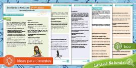 Planificación La Noticia Lenguaje 4º Básico - Twinkl