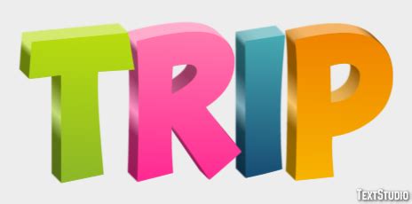 Trip | Text Effect Generator | TextStudio