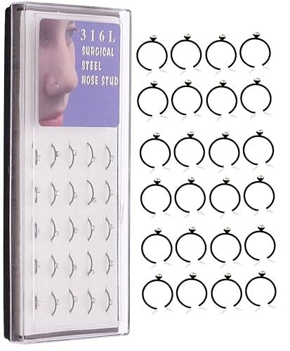 Buy VAMA FASHIONS wear stainless steel face Clip nose ring Single Stone ...