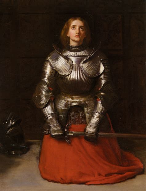 Joan of Arc - John Everett Millais - WikiArt.org - encyclopedia of ...