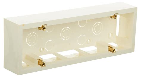 Logus Plastic 8-Module Surface Box (Ivory) : Amazon.in: Home Improvement