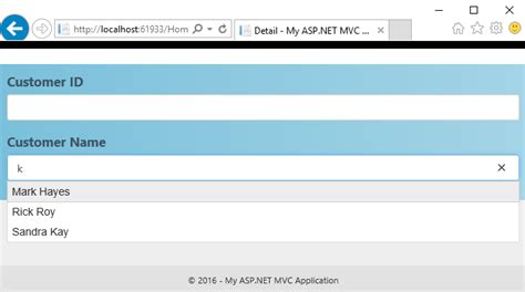 Autocomplete Text Box in MVC 的图像结果