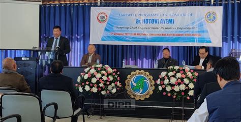WATER RESOURCES DEPARTMENT BIDS FAREWELL TO THE CHIEF ENGINEER | DIPR ...