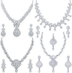 Sukkhi Alloy Rhodium White Jewellery Set Price in India - Buy Sukkhi ...