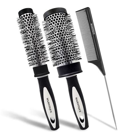 Buy Majestique Blow Drying Hair Brush Set | 2 Round Barrel Brushes ...