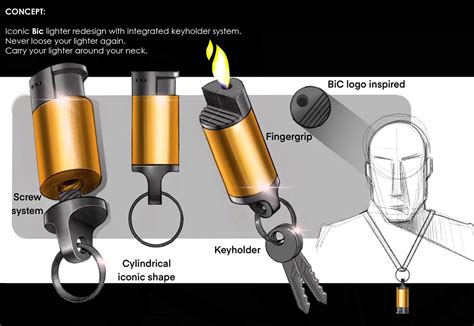 Image result for Exploded View Drawing of BIC Lighter