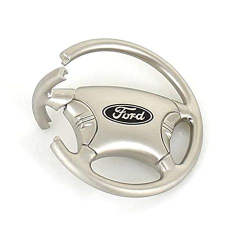 Ford Logo Steering Wheel Key Chain : Amazon.in: Car & Motorbike