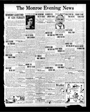 Monroe Evening News Historical Archive | OldNews™