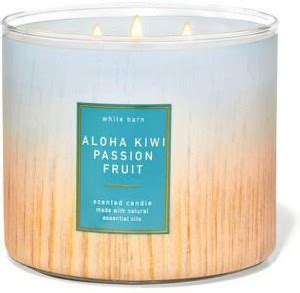 Bath and Body Works White Barn ALOHA KIWI PASSION FRUIT 3-Wick Candle ...