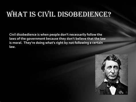 PPT - Civil Disobedience: Examples and Impact on Civil Rights Movement ...