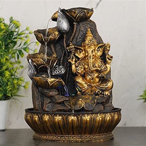 Global Grabbers Polyresin Table Top Indoor Outdoor Water Fall Fountain ...