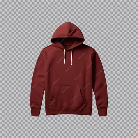A Premium red color hoodie with mockup | Premium AI-generated PSD