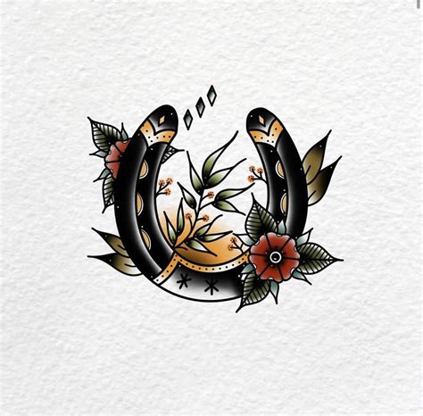 Horseshoe Tattoo Designs