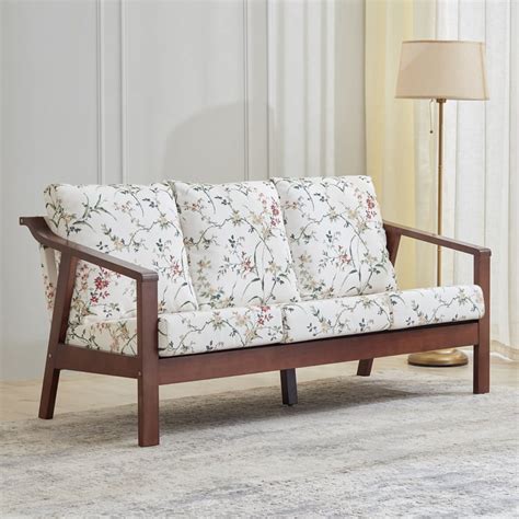 Buy Helios Zara Fabric 3-Seater Sofa - White from Helios by Home Centre ...