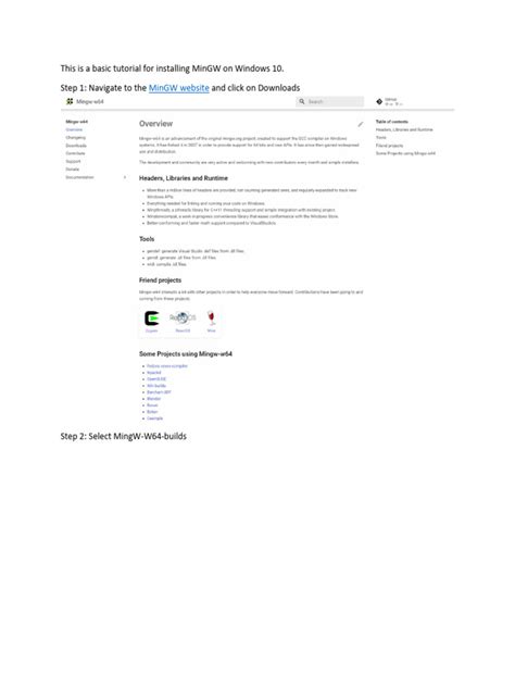 Image result for Mingw Installation