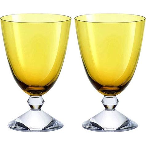 Set of 2 Baccarat Crystal Vega Small Water Glasses - India | Ubuy
