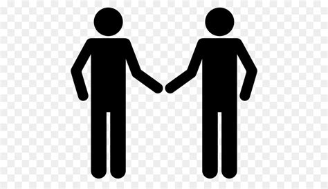 Handshake - Men and women shake hands silhouette png download - 804*804 ...