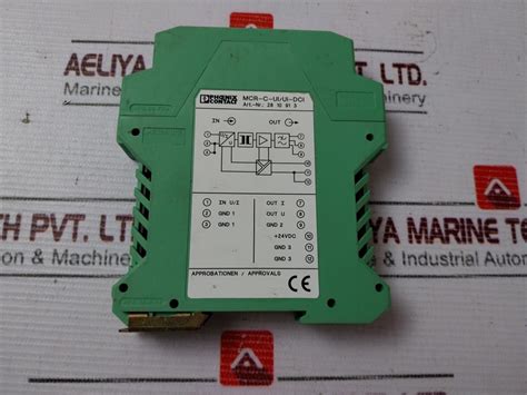 Phoenix Contact Mcr-c-ui/Ui-dci Signal Conditioner 18-30V Dc – Aeliya ...