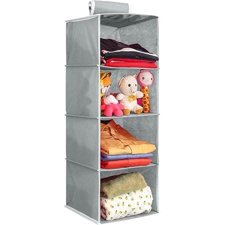 PrettyKrafts 4 Tiers Clothes Hanging Organizer/Wall Mount Storage with ...