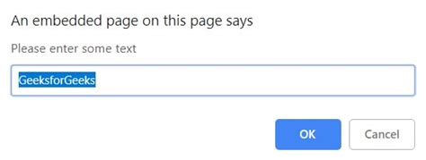 Image result for Windows Prompt in JavaScript