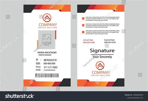 Image result for How to Design ID Card