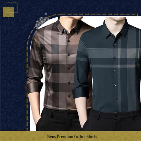 Full Sleeve Cotton Check Shirt (BB Check + DGC) – The Men's Choices