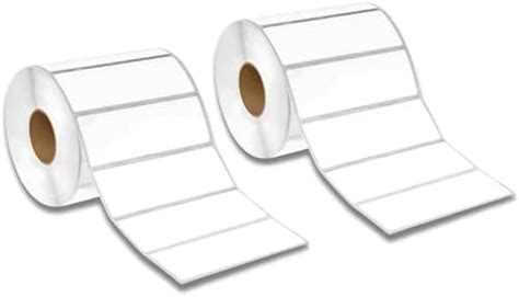 65x25mm(2.5x1 Inch) Direct Thermal Label Roll, 1000 Labels per Roll ...