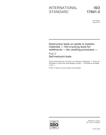 ISO 17641-2:2005, Destructive tests on welds in metallic materials ...