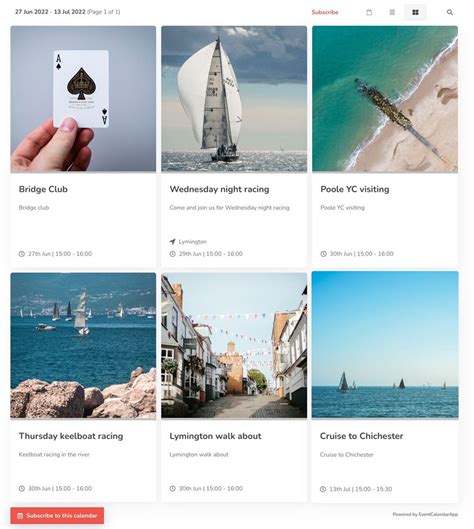 Local Event Calendar 的图像结果