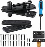 Stainless Steel Hidden Door Hinge, Pivot Hinge, Up to 570Lbs Load ...