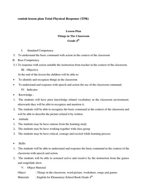 Image result for Lesson Plan Itpr Examples