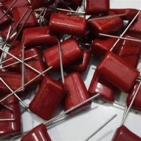 Jual kapasitor capacitor milar 683 68nf 68 nf 400v 400volt 400 volt ...
